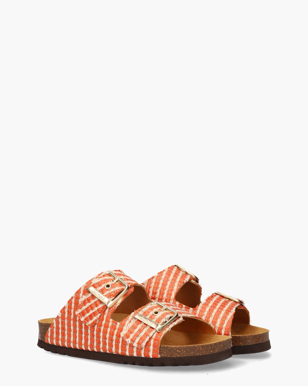 Scholl Noelle Oranje Damesslippers