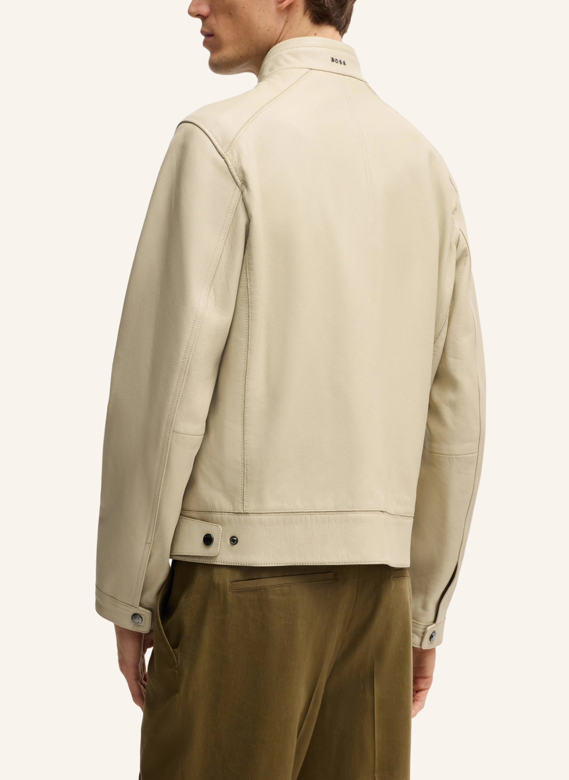 BOSS Lederjacke H-MANSELL3 Regular Fit
