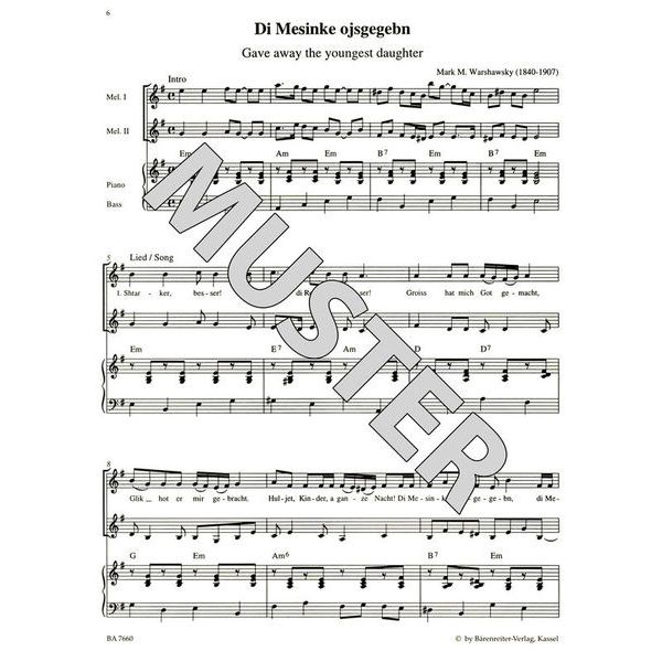 Bärenreiter combocom Klezmer