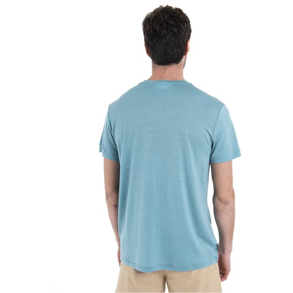 T-shirt randonnée ICEBREAKER M MERINO 150 TECH LITE III SS TEE CLOUD RAY
