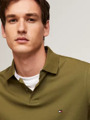 Polo de manga comprida e corte regular da coleção 1985