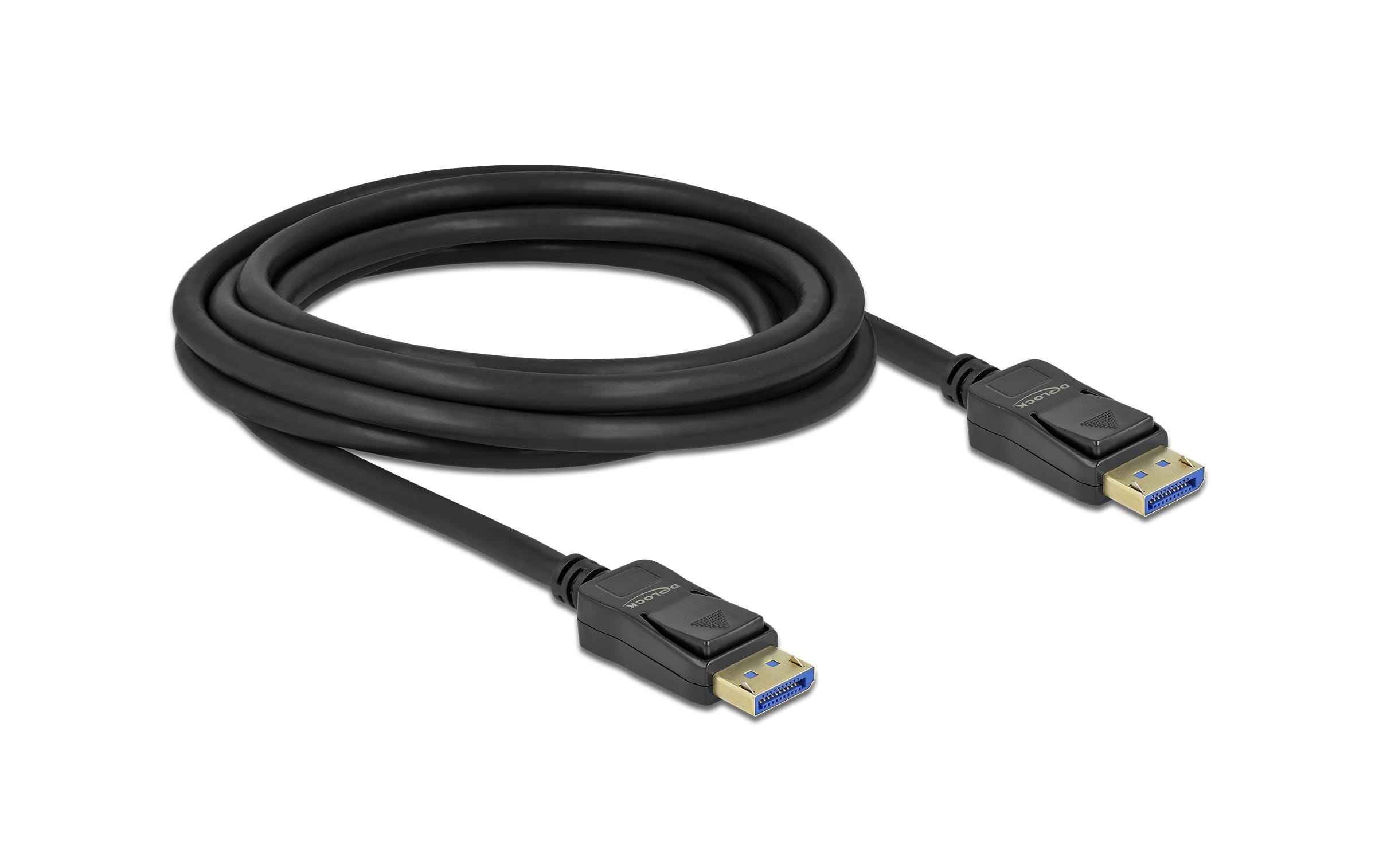 Kabel 10K 60Hz, 54Gbps DisplayPort - DisplayPort, 3 mDelock DisplayPort Kabel 10K 60 Hz 54 Gbps 3 m