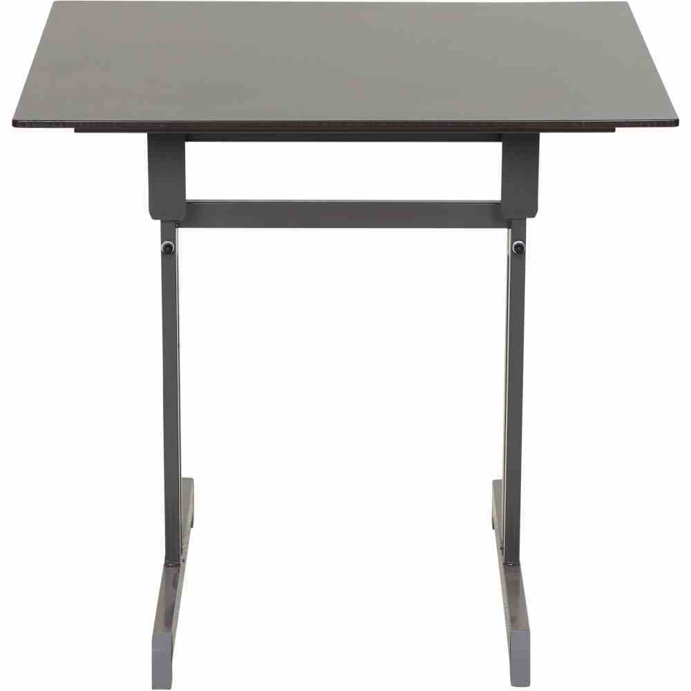 Gastrotisch - anthrazit - Tischplatte abklappbar - 80x80 cm