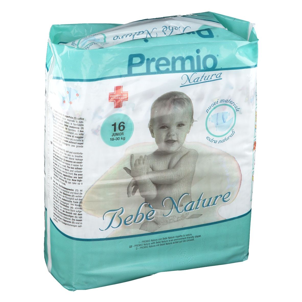 Premio® Natura Windeln 16 Junior 18-30 kg