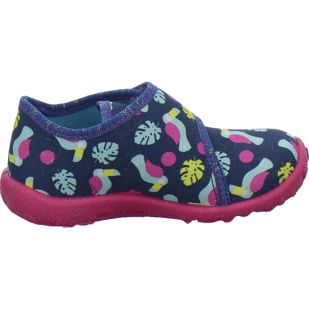 Superfit Hausschuhe Kinder Unisex - Kinder Spotty Blau-kombi