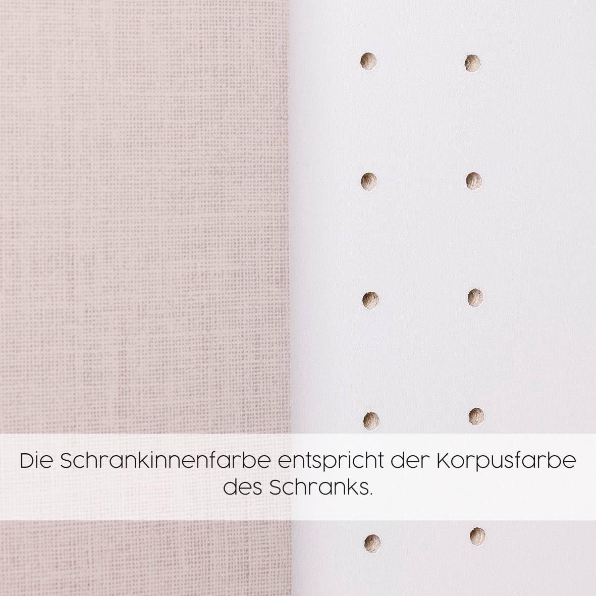 Rauch Möbel Nabila Kleiderschrank für Schlafzimmer, Kinderzimmer, Jugendzimmer, Flur, 3-türig, 2 Schubladen, Push-to-Open, mit Zubehör Classic, Farbe Weiß, Breite 140 cm