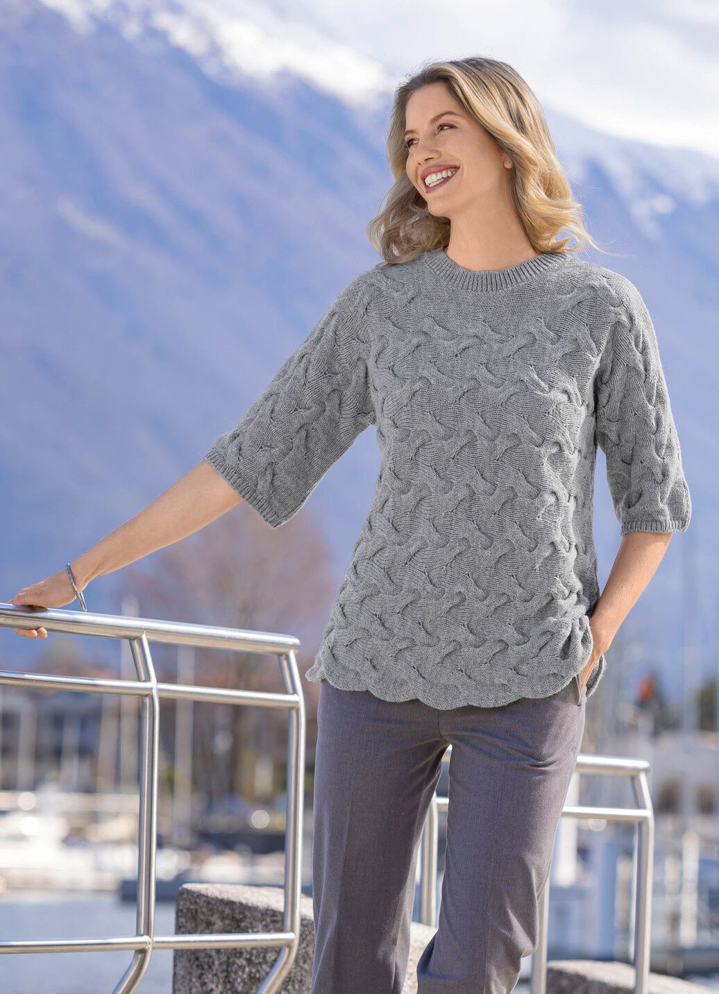 Pullover mit Alpaka