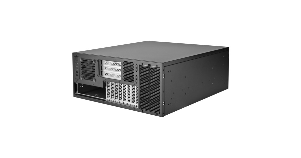SilverStoneRM47-502-I rack behuizing  (Zwart)