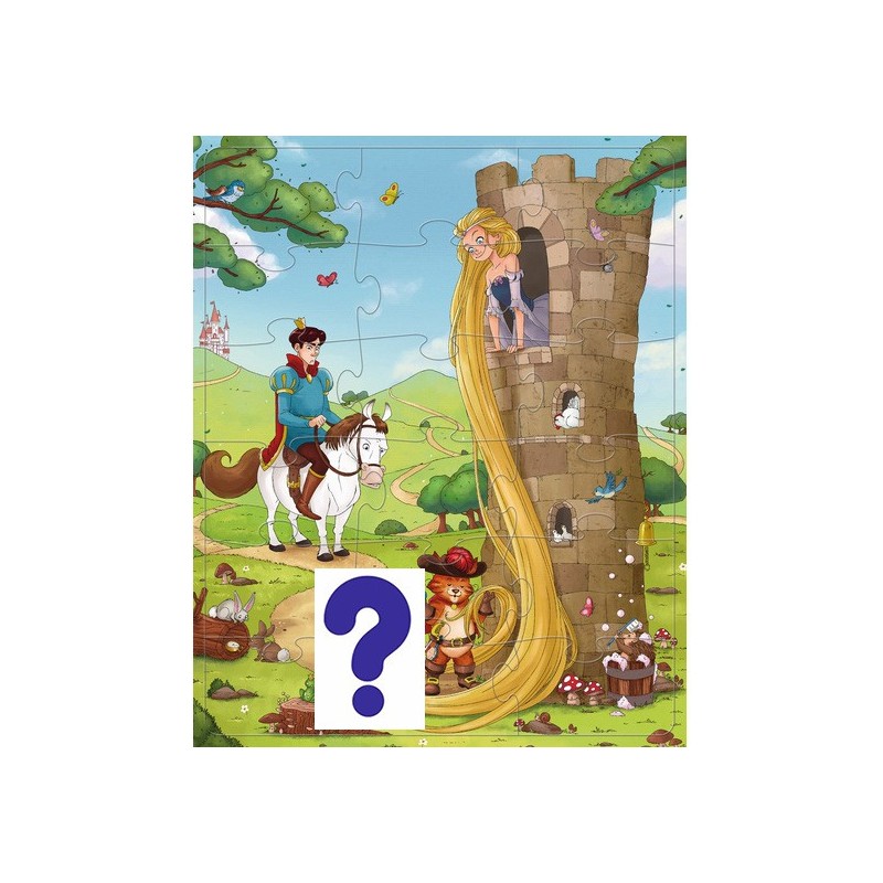 3 puzzles rigolos - Contes de fée