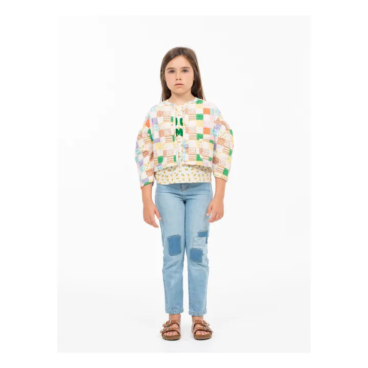 Wander & Wonder Jean Patchwork Coton Bio | Bleu