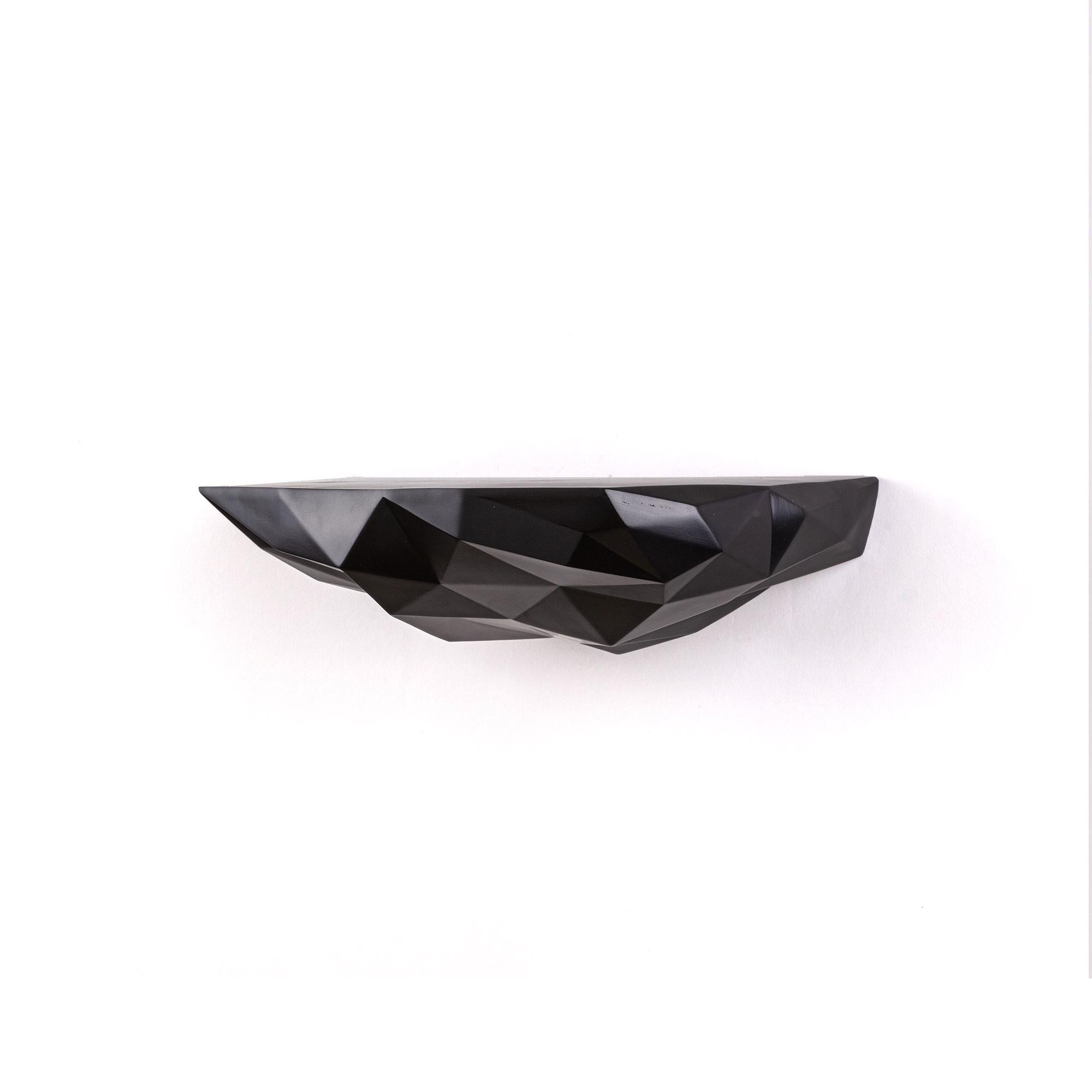 Space Rock wandplank medium wit