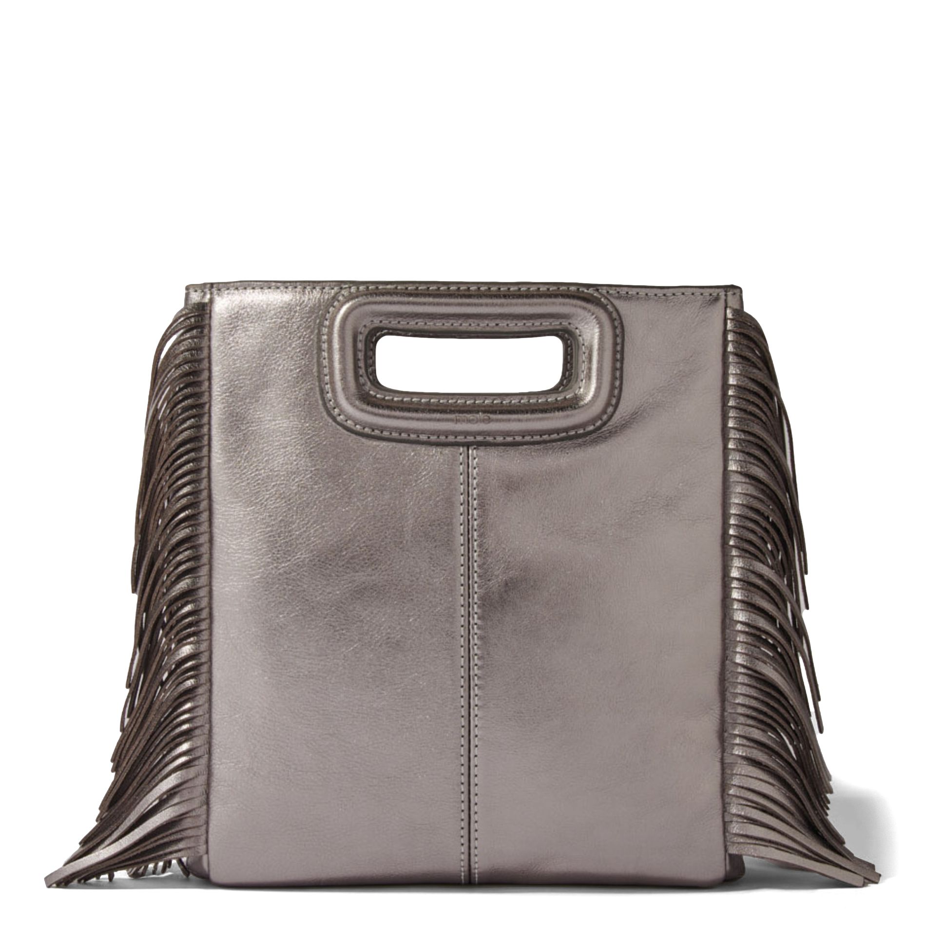 M METAL - Sac bandoulière en cuir | Gris