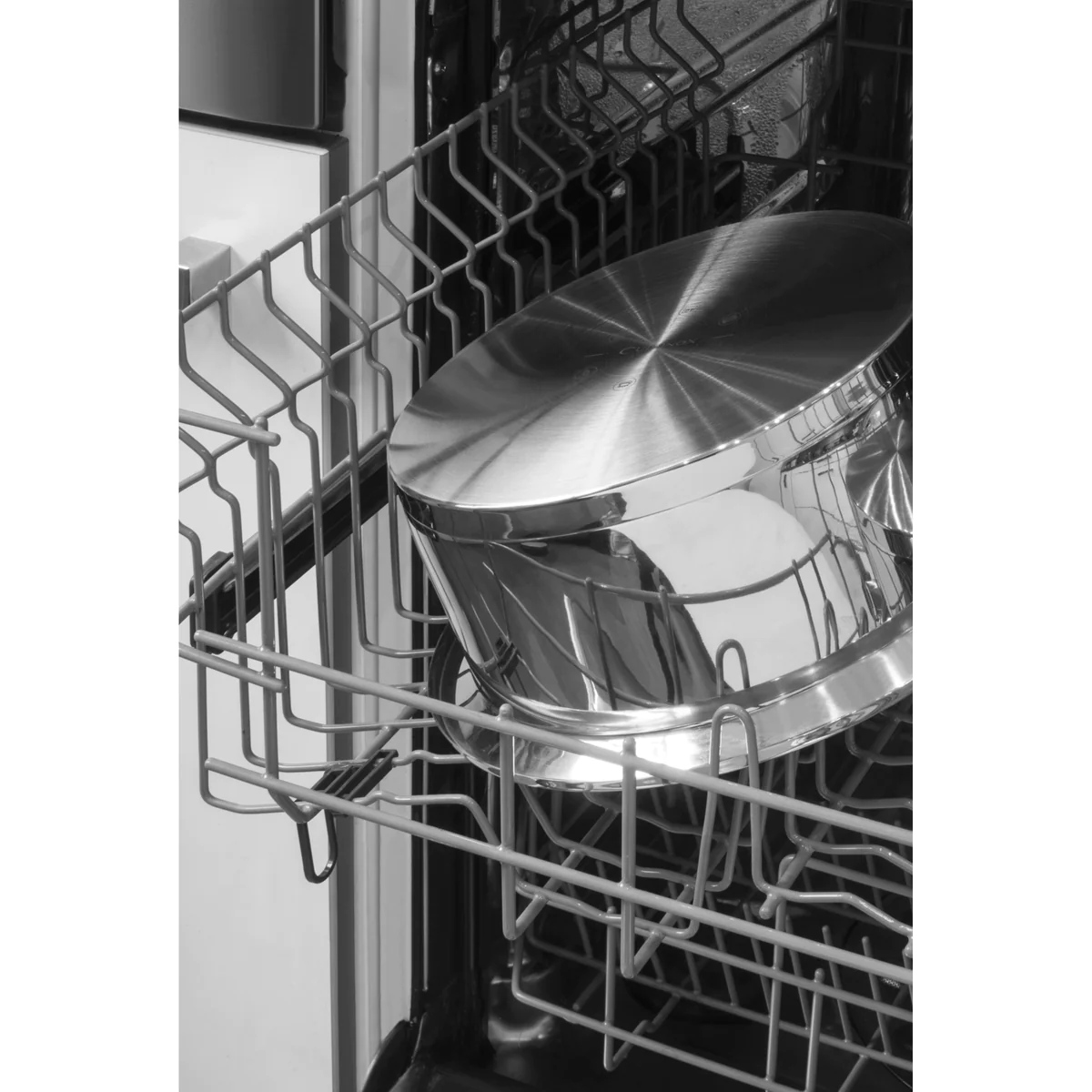 Ycône - Sauteuse 24cm inox revêtement Greblon C3 Cuisinox