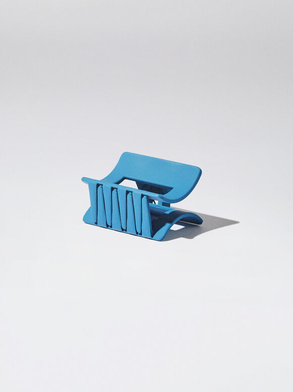 Pinza De Pelo Lisa - Azul