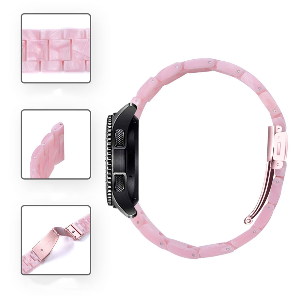 Samsung Galaxy Watch 3 (45mm) Sense Resin Armband (Gelenkumfang: 145-200mm) - Pink