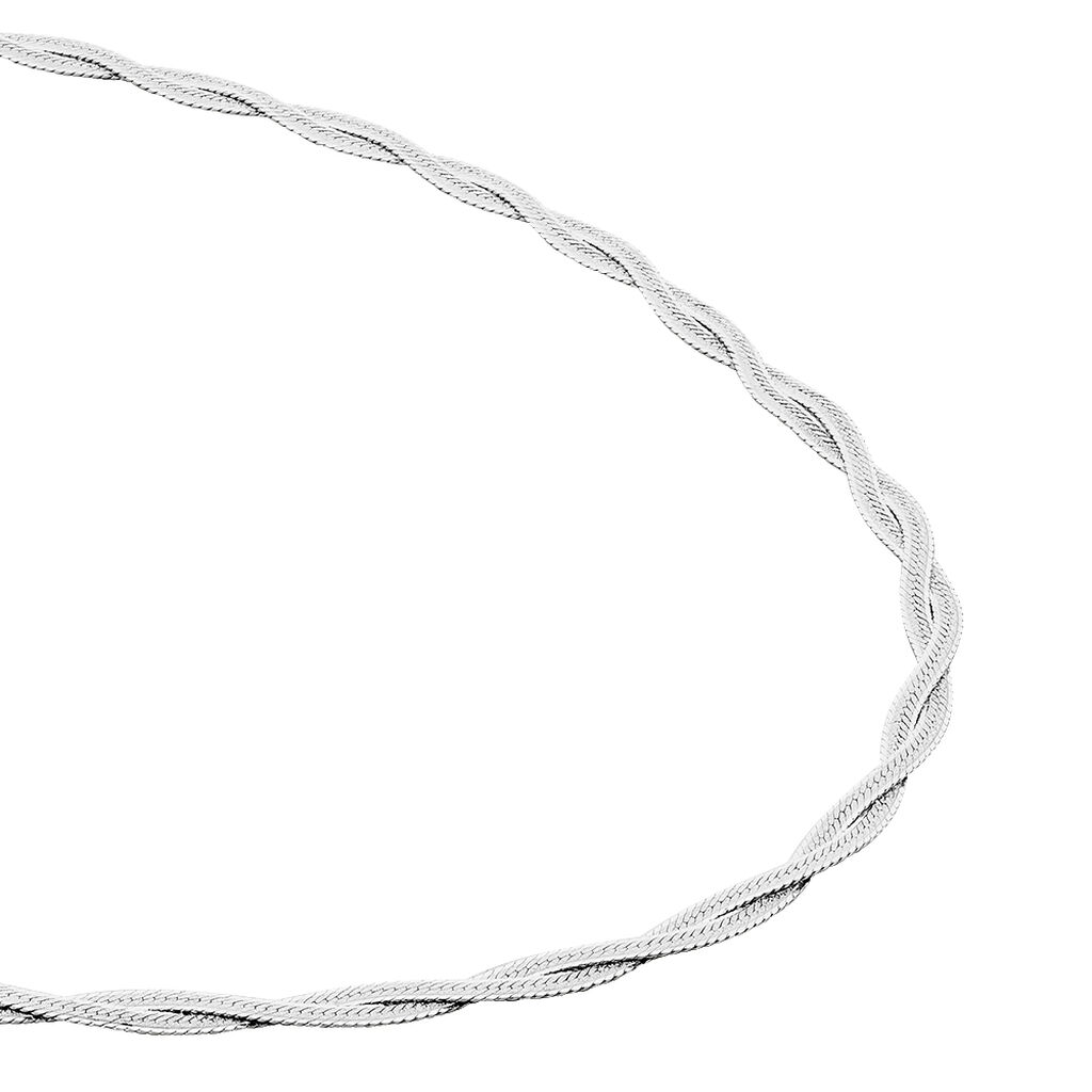 Collier Arkady Argent Blanc