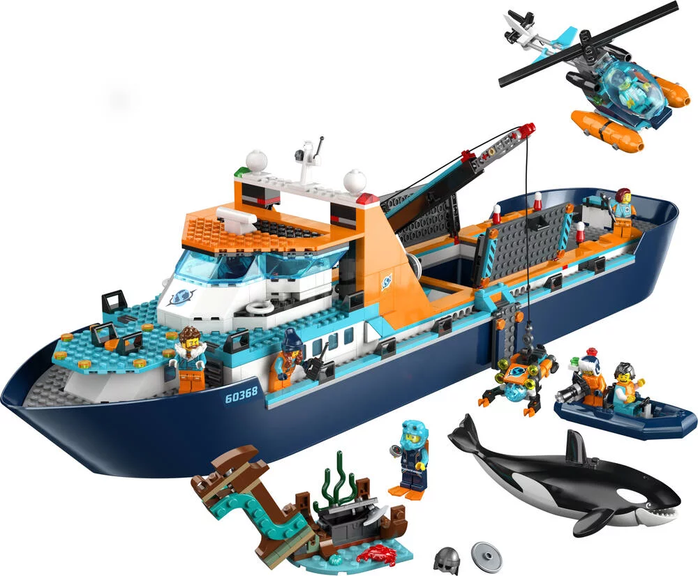 LEGO®CITY 60368 - LE NAVIRE D’EXPLORATION ARCTIQUE
