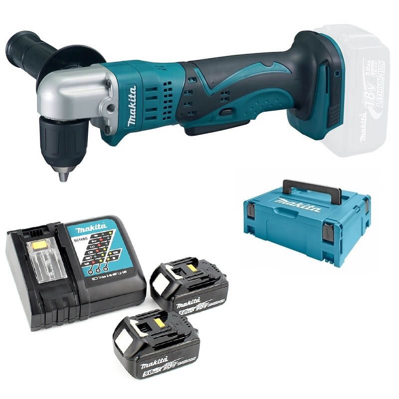 Makita DDA351RTJ 18V Li-ion accu haakse boormachine set (2x 5.0Ah) in Mbox