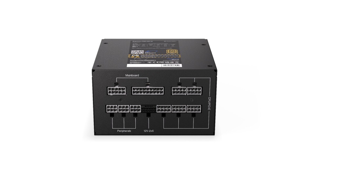 ENDORFYSupremo FM6 modulaire 850 watt voeding   (Zwart, 1x 12V-2x6, 3x PCIe)