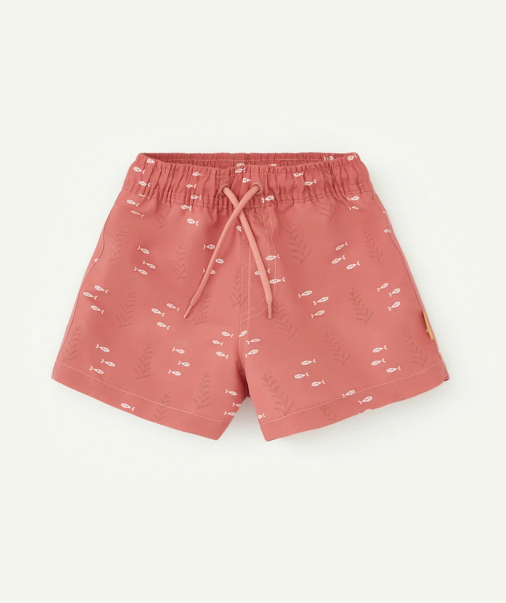 FRESKSHORT DE BAIN ANTI UV GARÇON OCEAN CORAIL