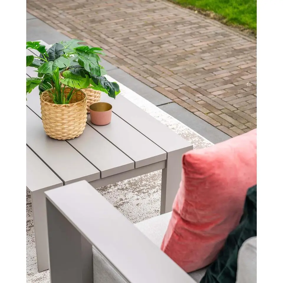 Levanto loungetafel - 140x68 cm - taupe