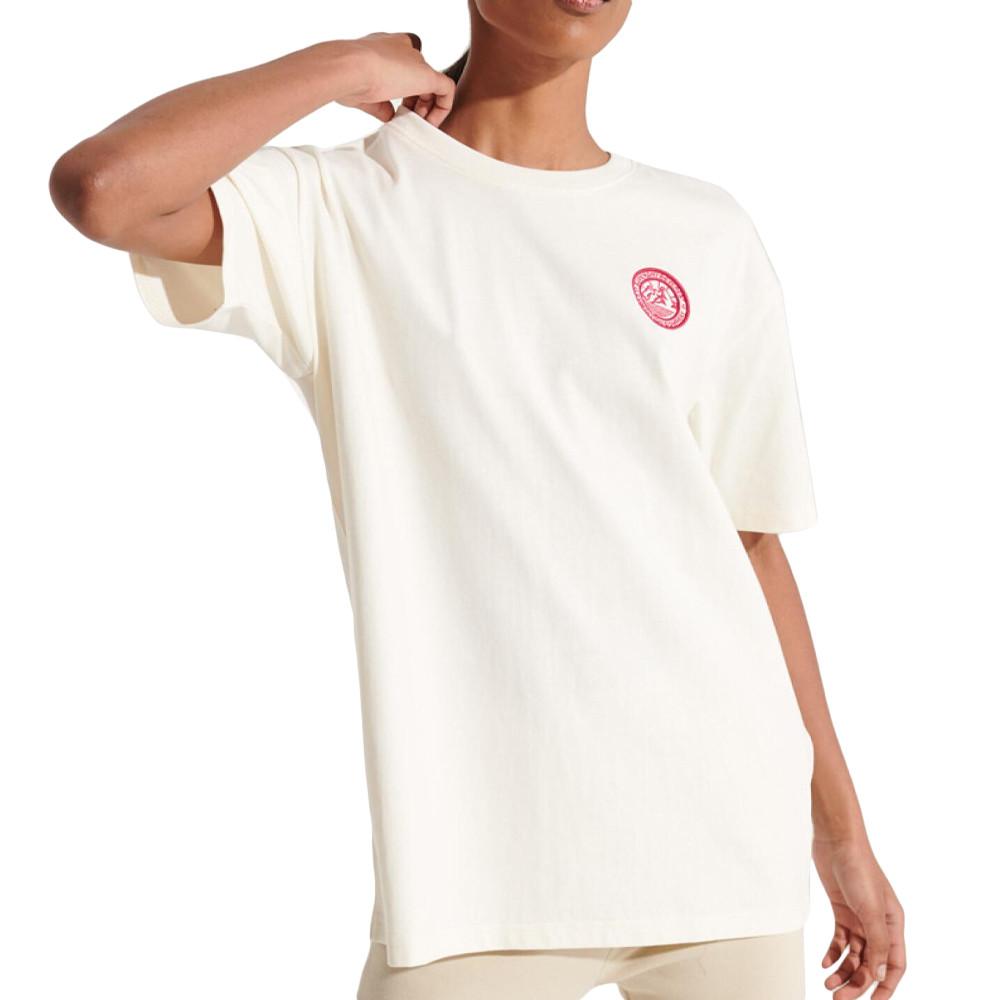 Superdry T-shirt Blanc Femme Superdry Expedition Graphic
