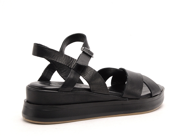 Coco abricot nu pieds plats femme meigneux noir