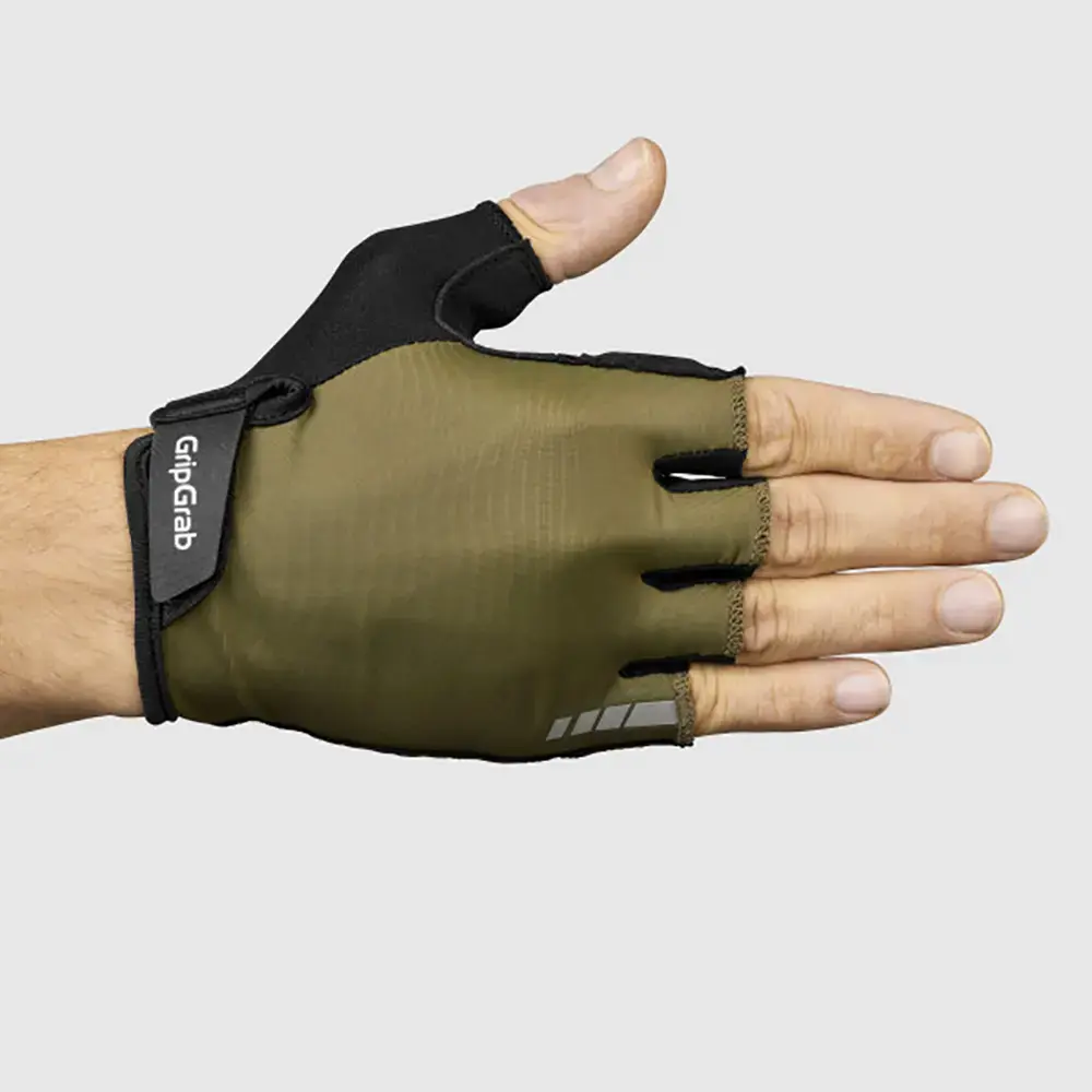 GripGrab Ride RC Max Padded Zomer Fietshandschoenen Olijfgroen