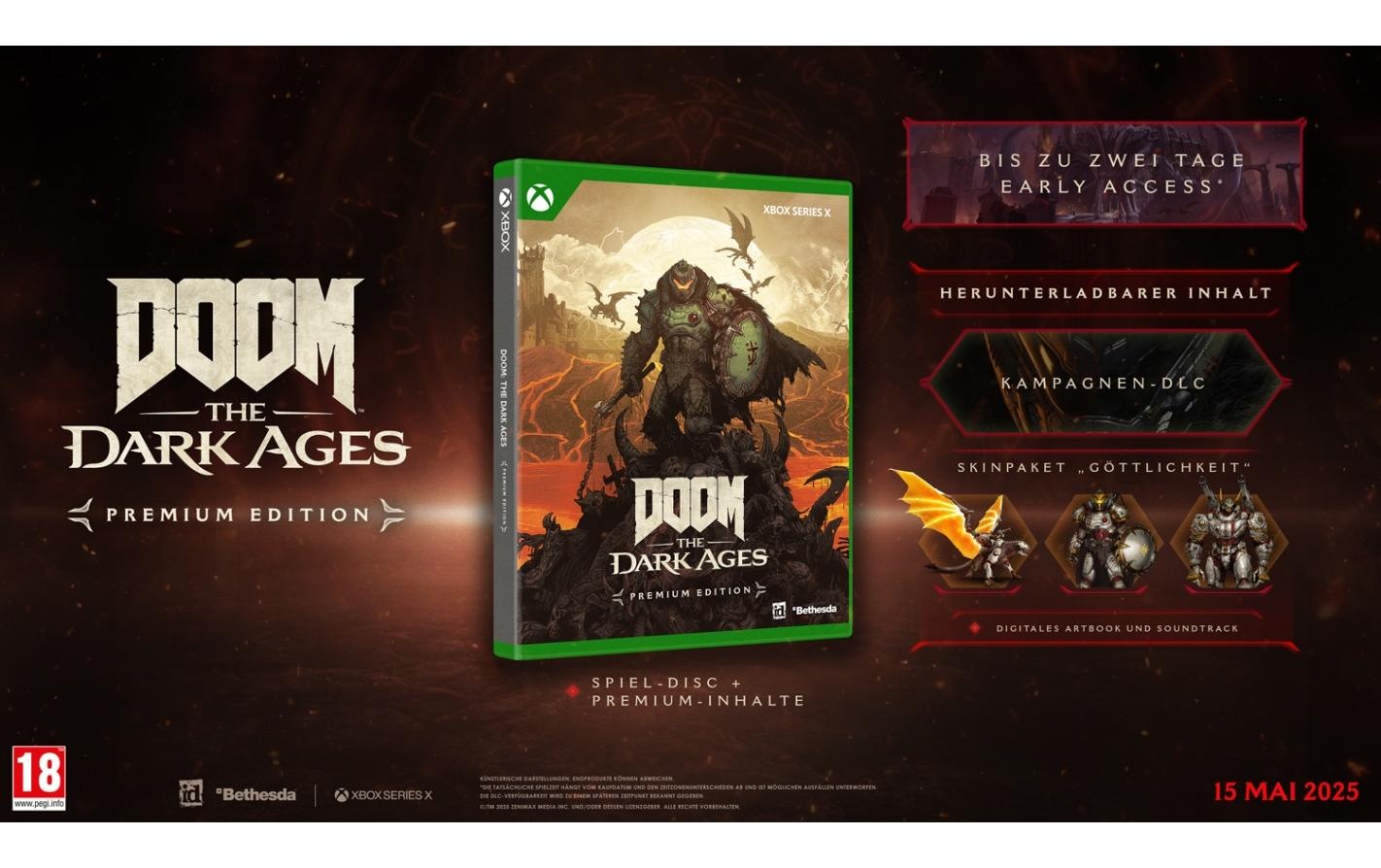 Spielesoftware »GAME DOOM: The Dark Ages – Premium Edition« Xbox Series X