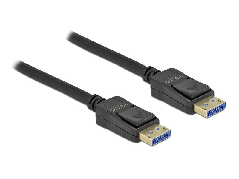 Delock Kabel 10K 60Hz, 54Gbps DisplayPort - DisplayPort, 1 Delock DisplayPort Kabel 10K 60 Hz 54 Gbps 1 m
