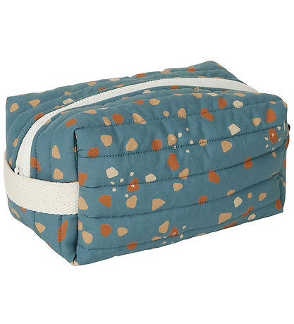 Fabelab Toilettaske - Quiltet - Blåe Spruce/Cobblestone
