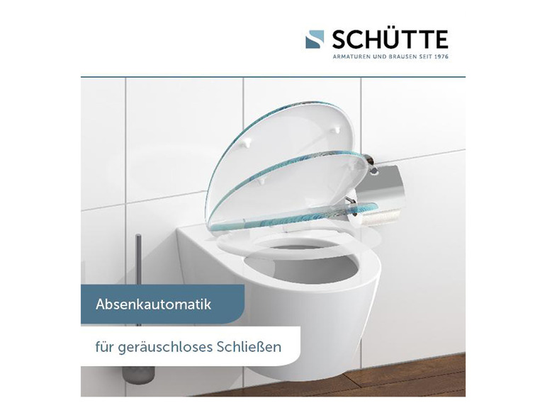 WC zitting duroplast, met soft-close-mechanisme