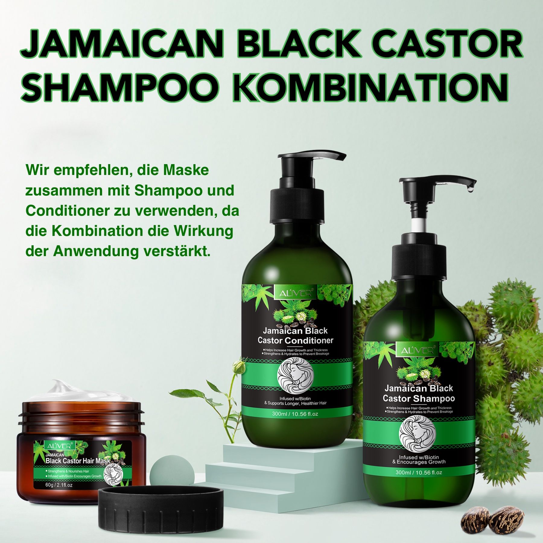 ALIVER Rizinus Haarmaske