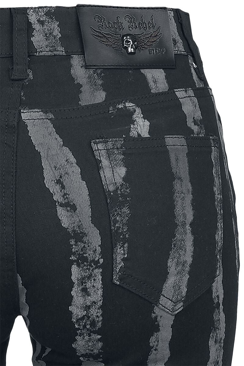 Jean Stretch Rayé | Rock Rebel by EMP Jean