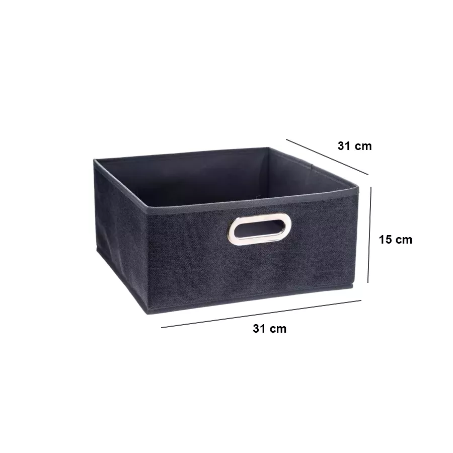 Panier de rangement (31 x 15 cm) Helena Gris