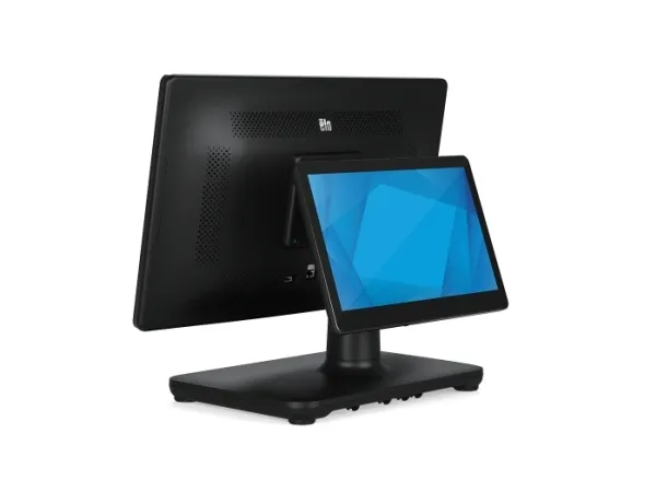EloPOS System i5 - Med I/O Hub Stand - alt-i-én - 1 x Core i5 8500T / op til 3.5 GHz - vPro - RAM 8 GB - SSD 128 GB - UHD Graphics 630 - Gigabit Ethernet - 802.11a/b/g/n/ac, Bluetooth 5.0 - Win 10 IoT Enterprise LTSB 64-bit - skærm: LED 21.5