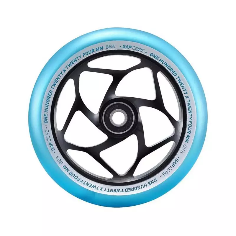 Roue Trottinette BLUNT 120mm Gap Core Black/Teal
