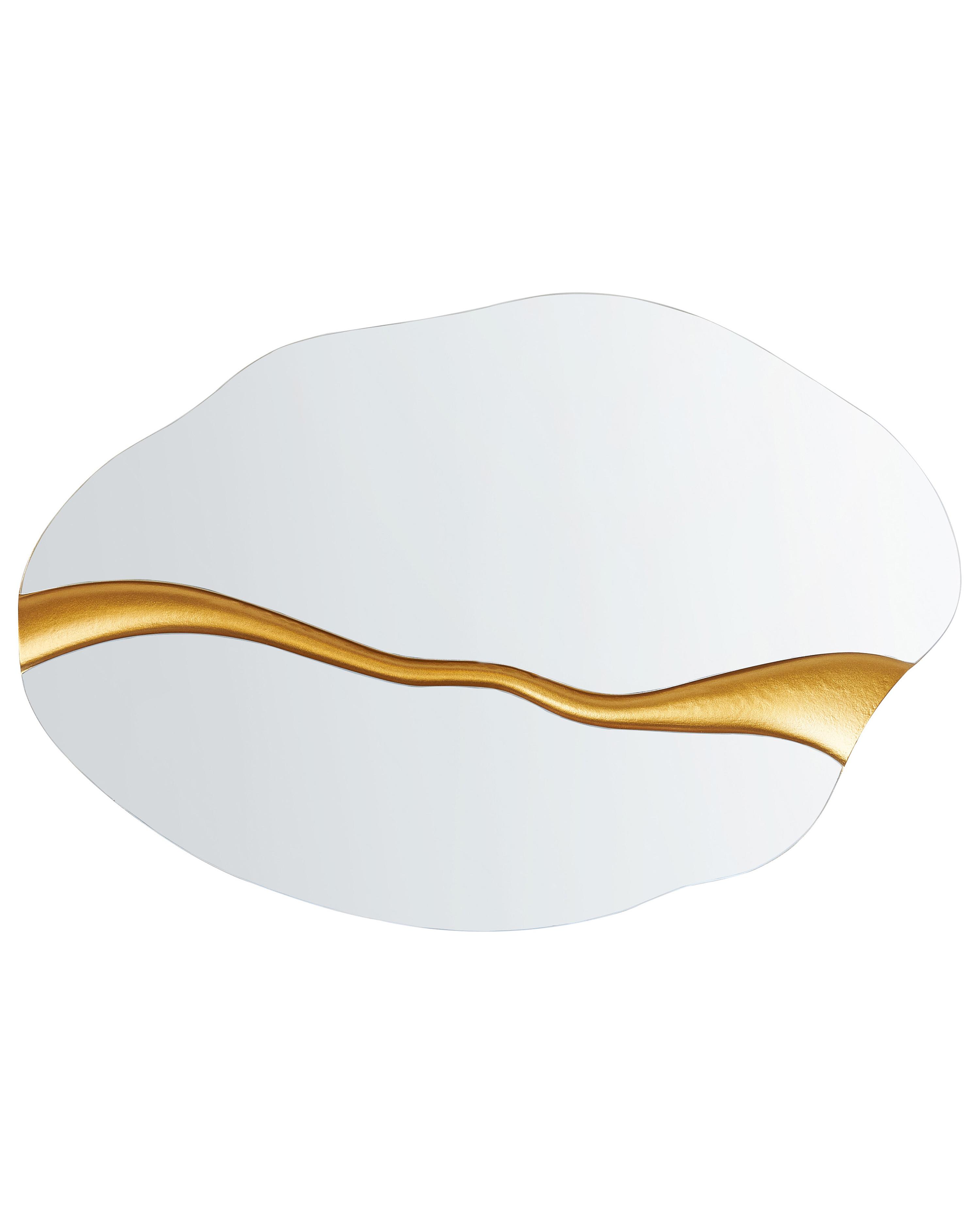 Wandspiegel POIVRES 90 cm 60 cm Goud