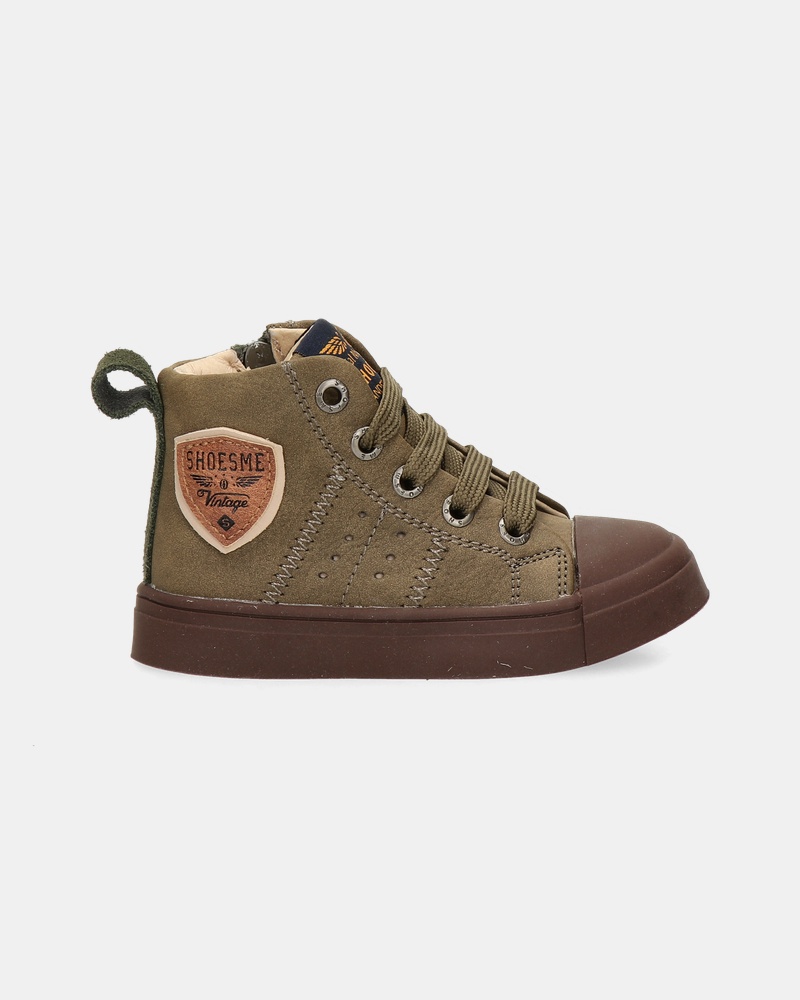 Shoesme Veterboots  - groen