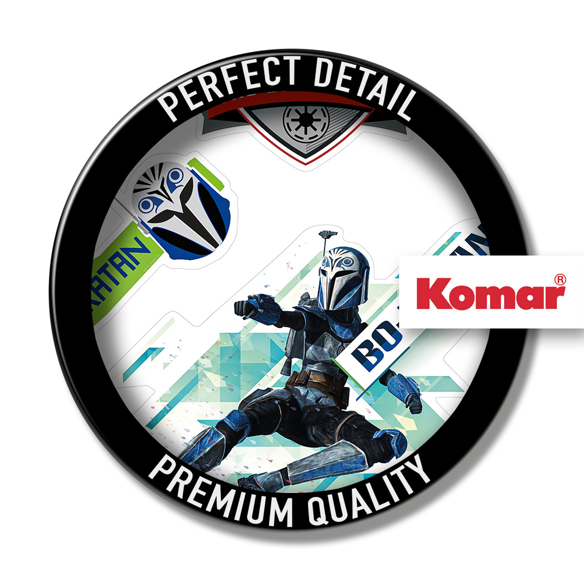 Wandtattoo CLONE WARS BADGES - 100x70 cm