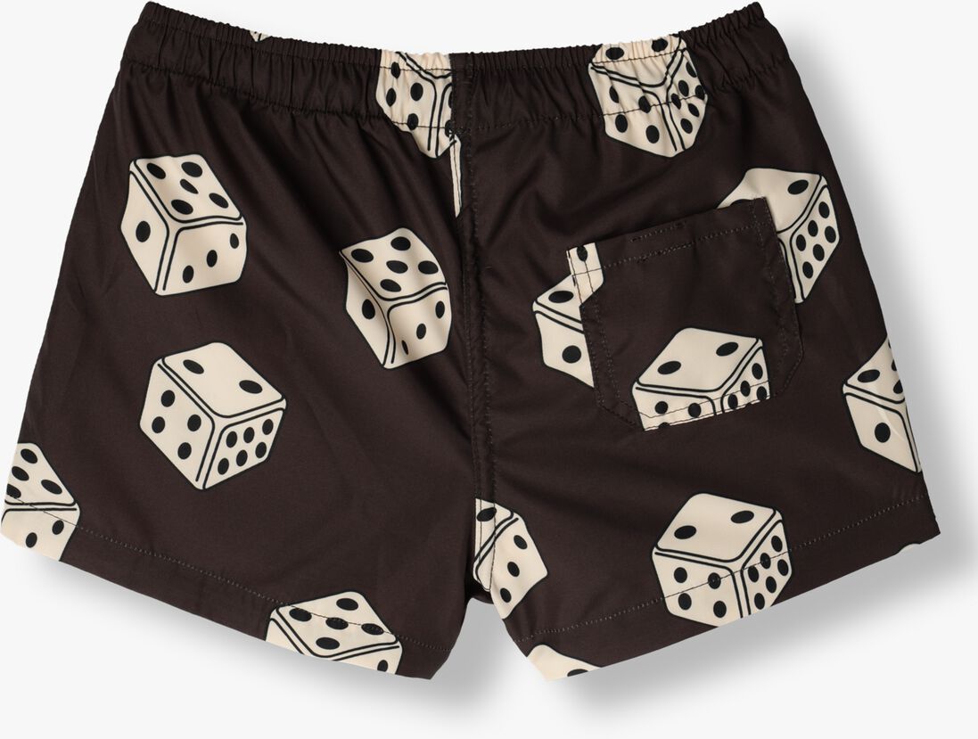 CARLIJNQ zwarte carlijnq  dice - swim shorts loose fit