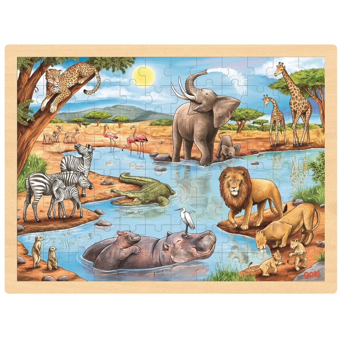 Puzzle savane africaine