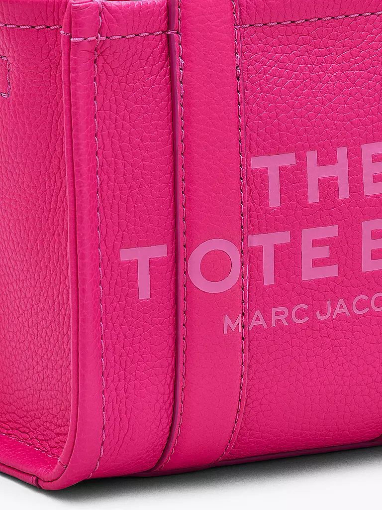 MARC JACOBS Ledertasche - Tote Bag THE MINI TOTE pink