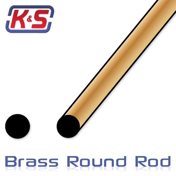 KS Messingstang 2.5mm 4stk