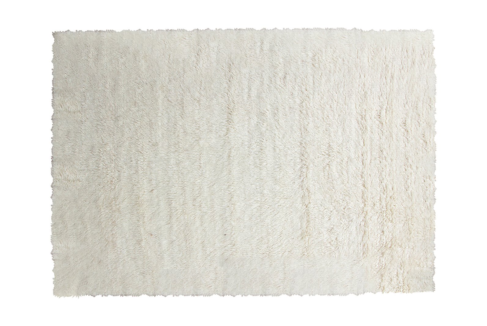 Todi gulvteppe 200x290 Offwhite 5cm Håndvevet New Zeland ull