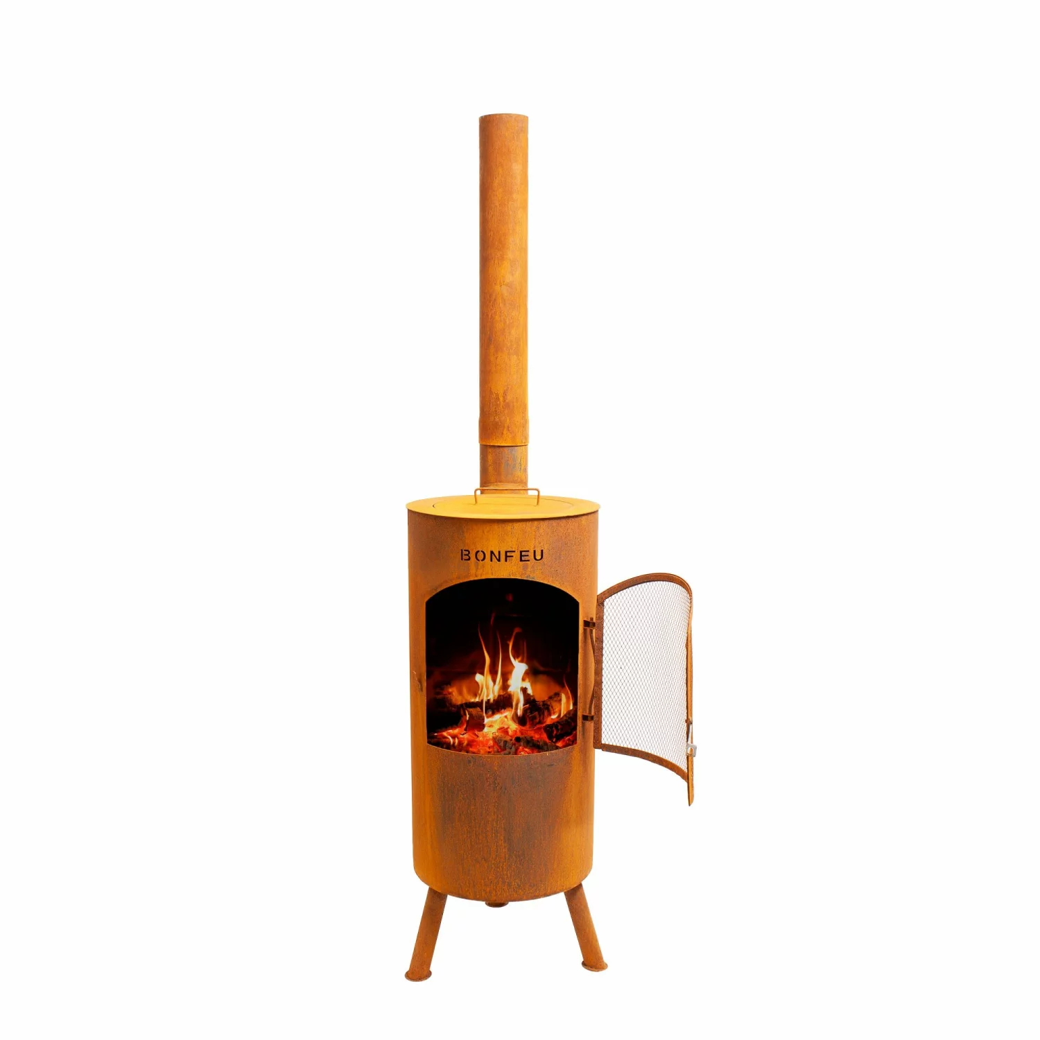 BonFeu 3501R Tuinhaard BonTino - Roest - 164cm - 35cm
