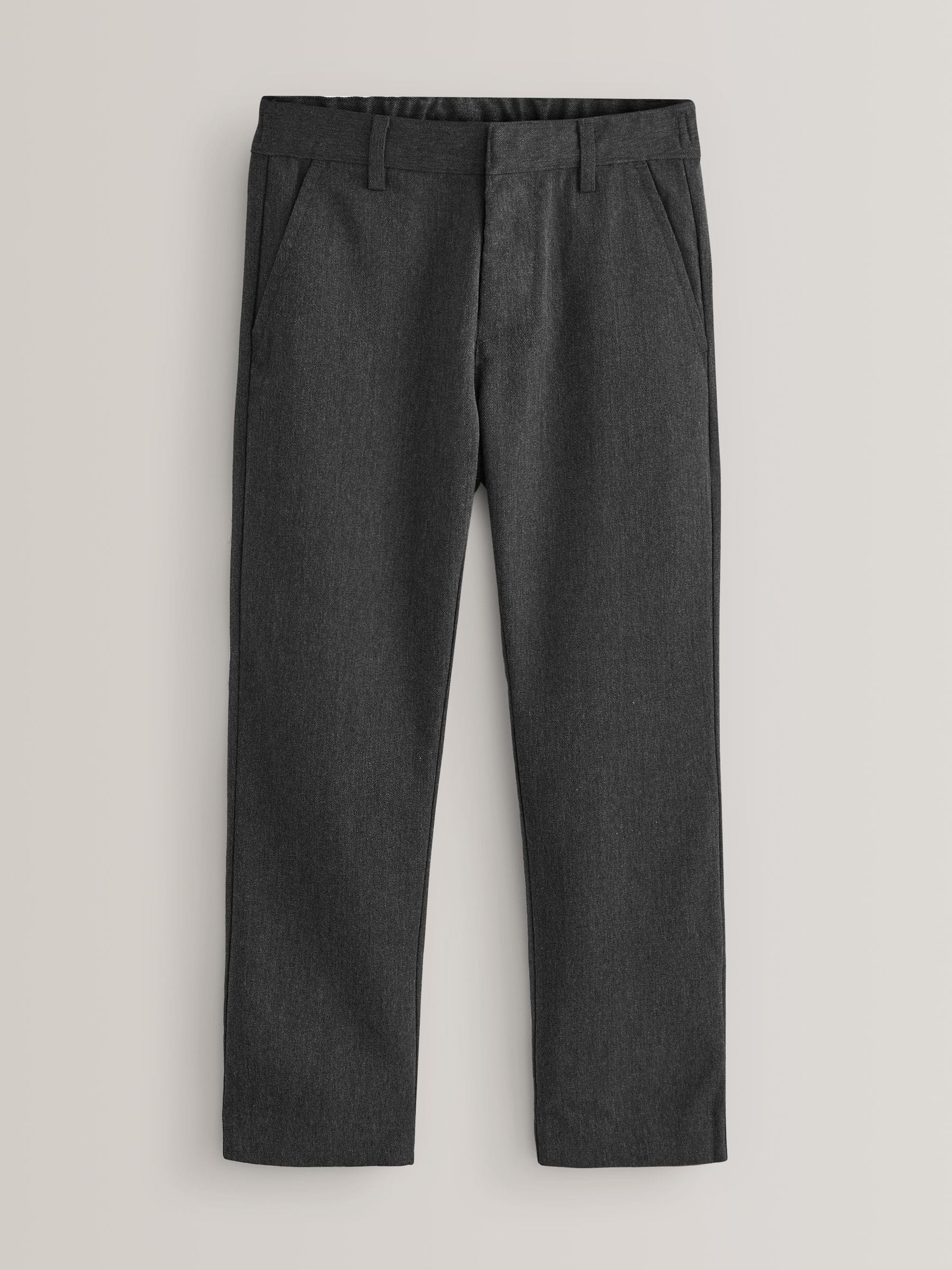 Grijs - Regular Leg School Trousers 2 Pack (3-17yrs)