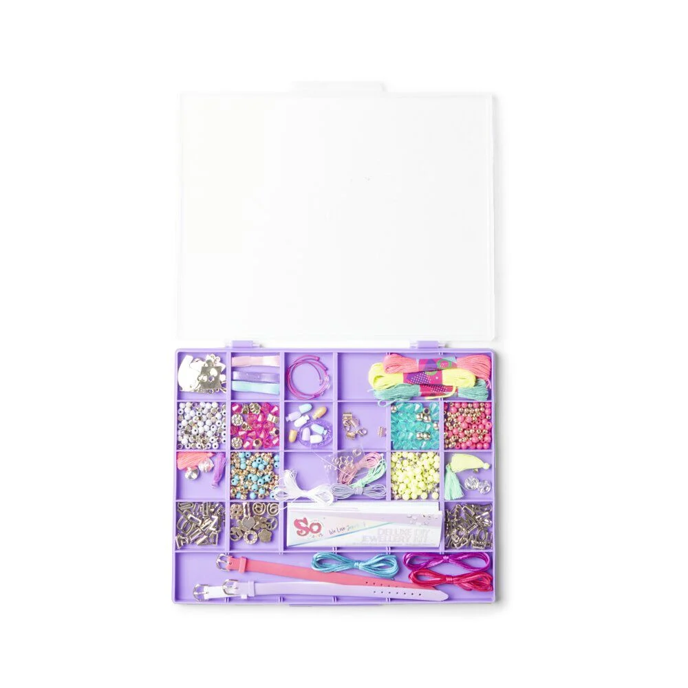 Kit création bijoux DIY boîte compartimentée 440 pièces