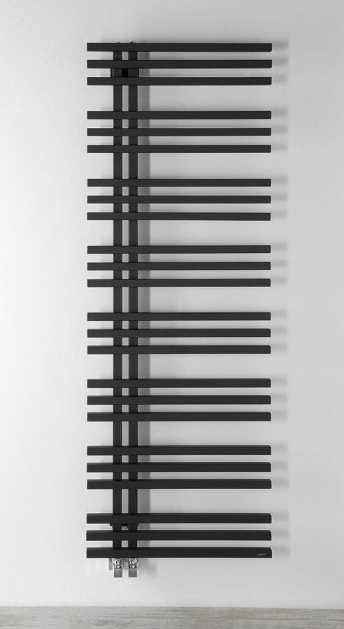 Sapho Sophina radiator mat zwart 60x165cm 833W
