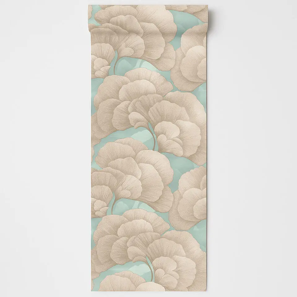 Dutch Wallcoverings Vliesbehang Renaissance blossom - silver - 10,05m x 53cm